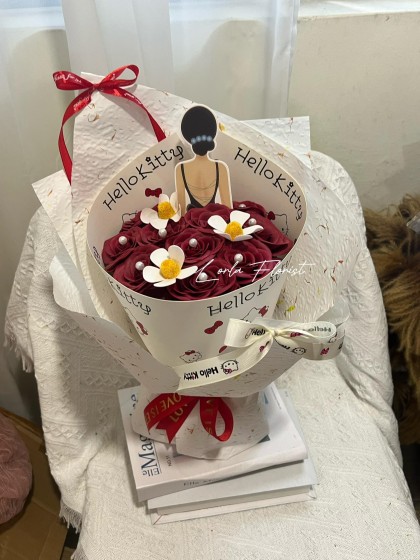 Kitty Wine Rose 凯蒂酒红玫瑰